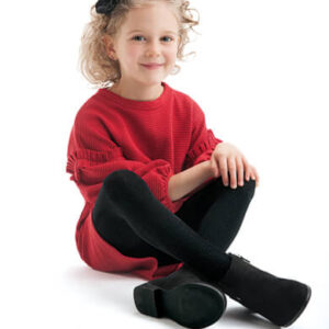 Knittex Rajstopy Dziewczęce z Brokatowym Nadrukiem Angel Dust