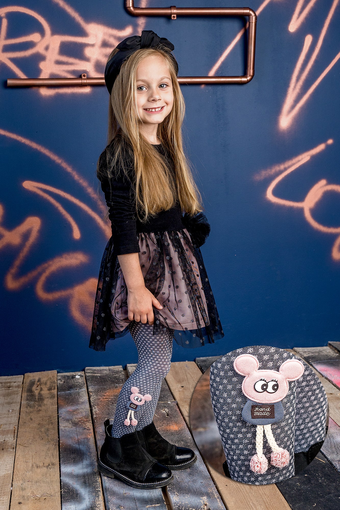 Knittex Rajstopy Dziewczęce Mirabelle