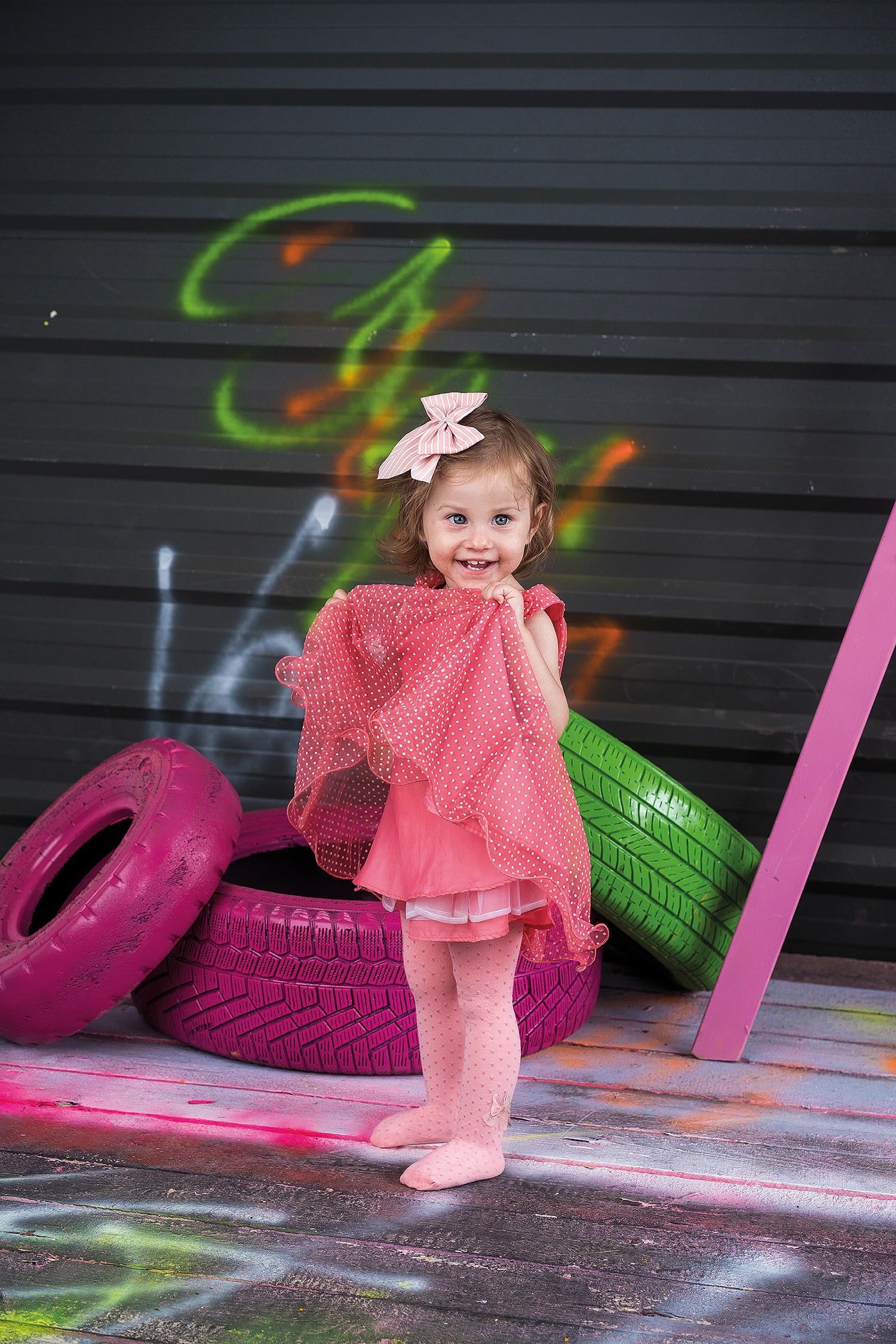 Knittex Rajstopy Dziecięce Wzorzyste Nusia Baby