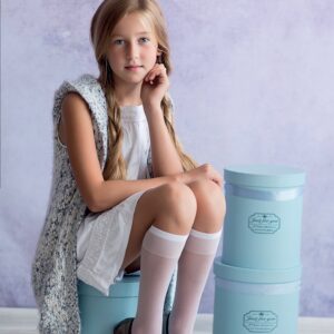 Knittex Podkolanówki dziewczęce Ewa 20DEN