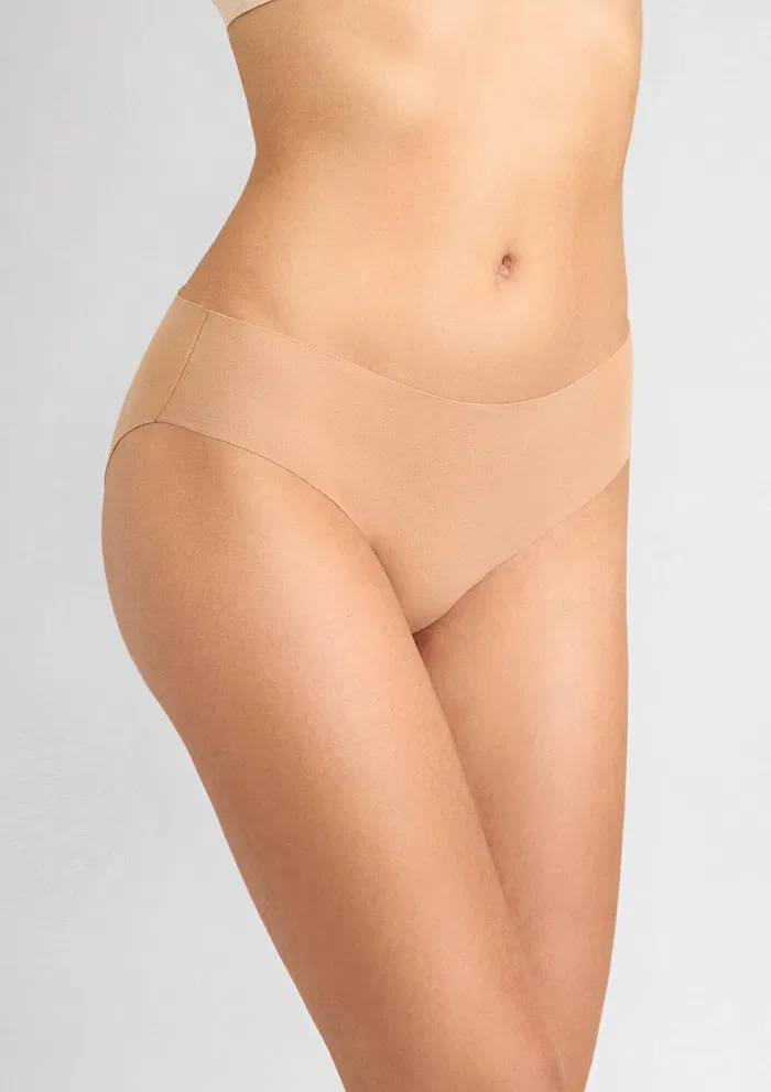 Marilyn Figi damskie klasyczne laserowo cięte z bawełny organicznej Cotton Touch - obrazek 5