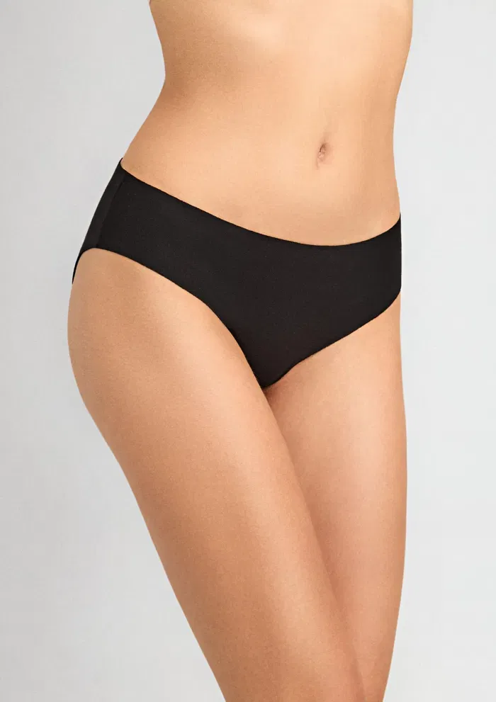 Marilyn Figi damskie klasyczne laserowo cięte z bawełny organicznej Cotton Touch - obrazek 4