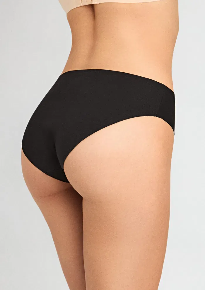 Marilyn Figi damskie klasyczne laserowo cięte z bawełny organicznej Cotton Touch - obrazek 3