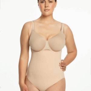 419 Seamless Body Open Bust - body wyszczuplające pod biust, beżowe