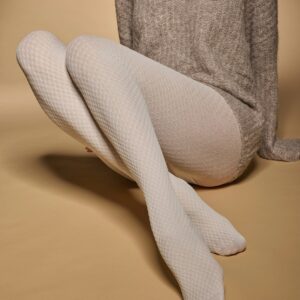 Knittex Rajstopy z mikrofibry ze strukturalnym wzorem Mellow
